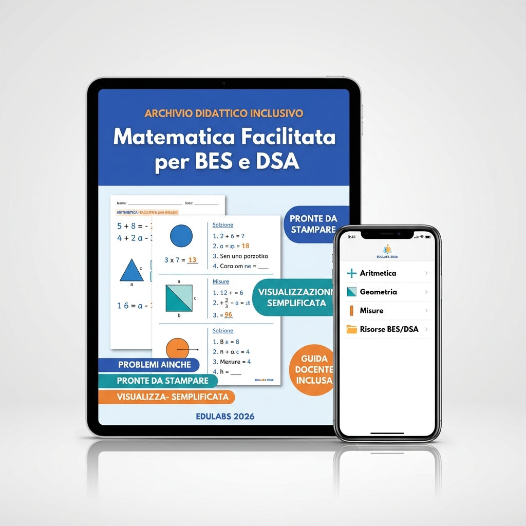 ARCHIVIO DIDATTICO INCLUSIVO — Matematica Facilitata