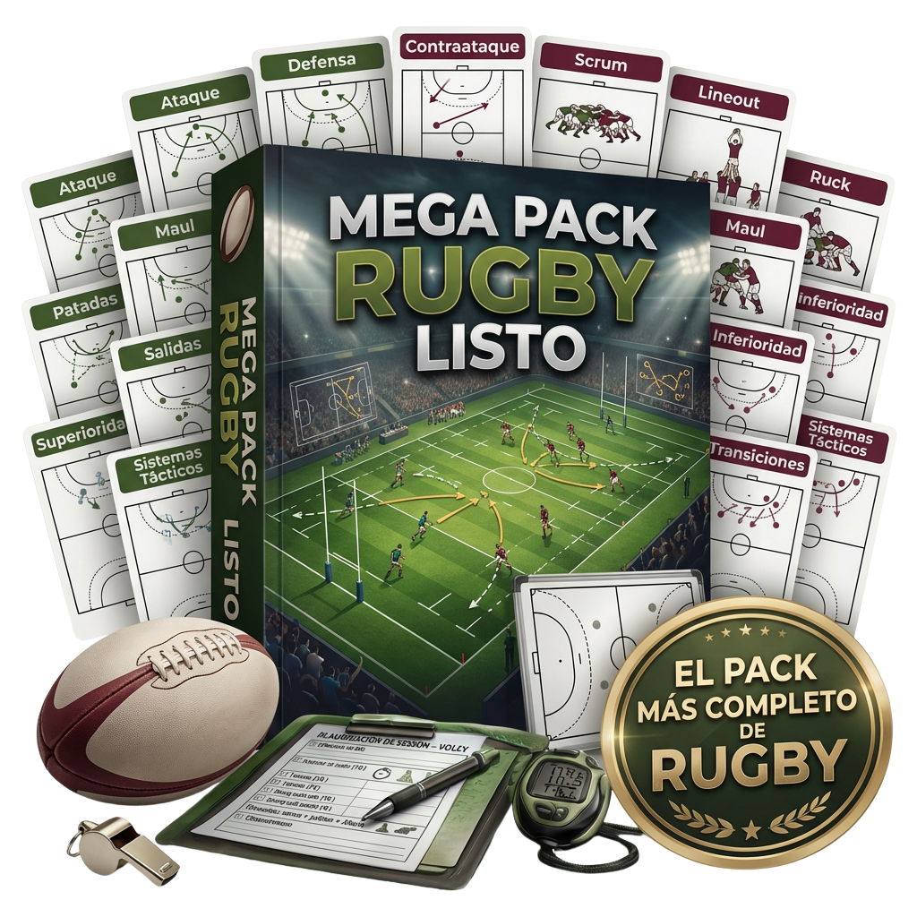 MegaPack Rugby Listo + Kit Tactico Pro